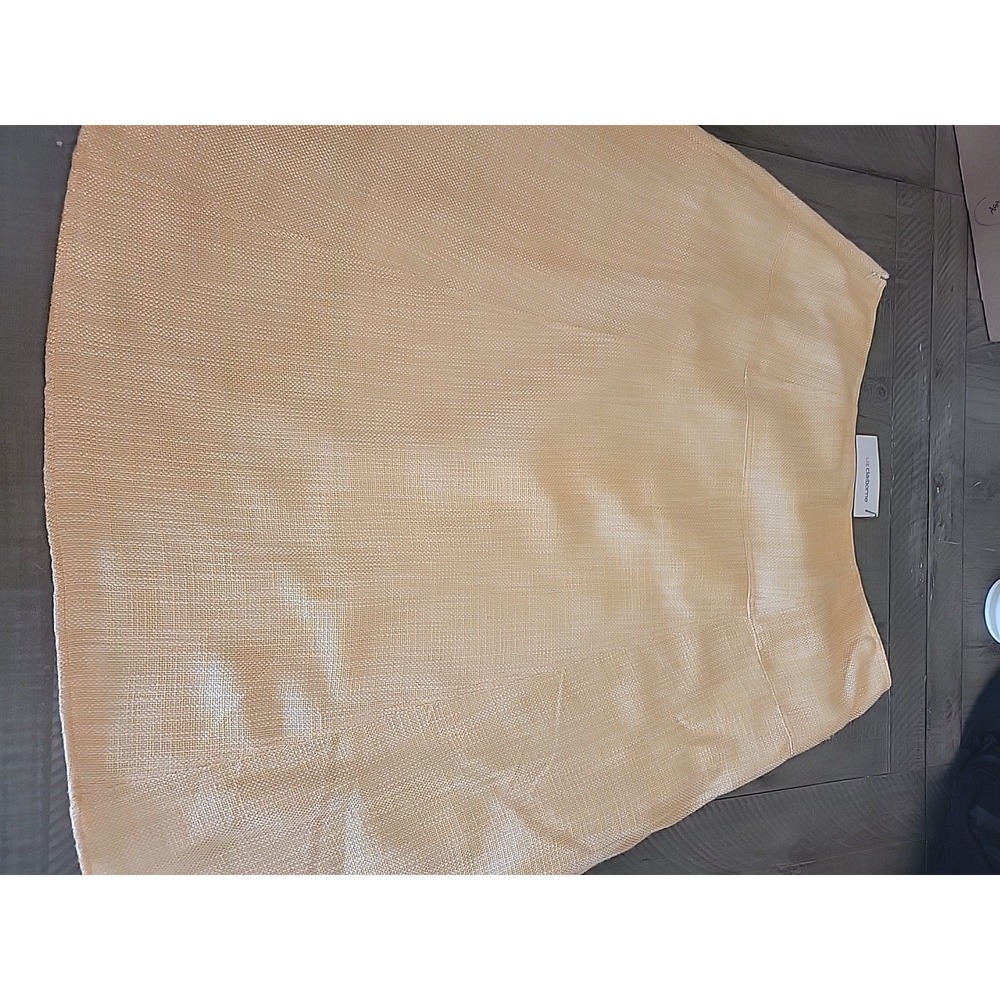 NWT! Liz Clairborne Ship Shape Long Maxi Skirt Womens Size 18 Cream Orange - Picture 6 of 6